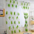 thumbnail image 3 of Fridja 1 PCS Vines Leaves Tulle Door Window Curtain Drape Panel Sheer Scarf Valances, 3 of 3