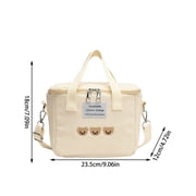 Diaper Bag Backpack Versatile Insulated With Mesh Pockets And Metal Zippers For Infant Travel 23.5 cm W X 18 cm H X 12 cm D