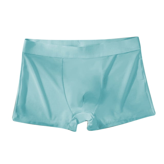 Ice Silk Thin Style Traceless Boxers Business Breathable Mens Summer Comfortable Boxers