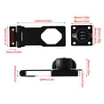 thumbnail image 3 of Keyless Password Cabinet Lock for Cupboard Fridge Drawer, 1000 Combinations Anti-Rust Alloy Cam Lock, No-Drill Installation Security Lockbox, 3 of 8