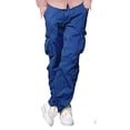 thumbnail image 1 of Men Comfort Relaxed Fit Multi Pockets Army Wild Cargo Casual Pants, 1 of 1
