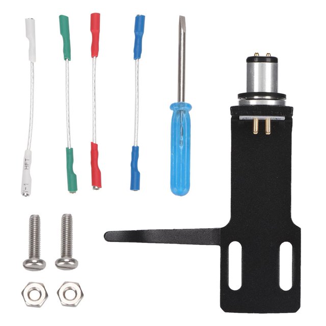 Ymiko Phonograph Player Headshell, Turntable Headshell, With Connector Cable For High-end Phonograph / Pickups