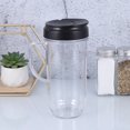 thumbnail image 4 of Blender Cup Tall Large Big Cup 22oz Plastic Replacement Container with Handle Blender Accessories (Cup + Lid), 4 of 8