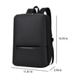 thumbnail image 2 of RKSTN Portable Backpack Large Capacity Computer Backpack, Business Leather Film Backpack, Succinct Business Travel Bag, 2 of 6