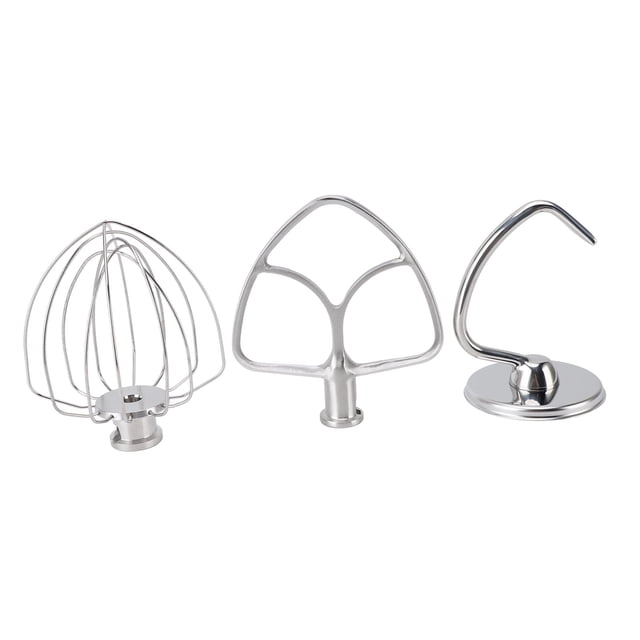 Stand Mixer Attachment, Tilt Head Stand Mixer Accessories 3Pcs Stainless Steel Easy To Clean for Kitchen