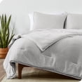 thumbnail image 1 of Bare Home Goose Down Alternative Comforter Set - 2 Piece Set - Twin/Twin XL, Heathered Pewter, 1 of 4