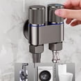 thumbnail image 3 of BUYISI Buse de Rinçage à Haute Pression pour Toilettes, Compagnon de Robinet, Ensemble de Buse de Bidet de Salle de Bain, Gris Foncé A, 3 of 9