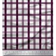 thumbnail image 1 of Soimoi Velvet Fabric Check Check Print Fabric by Yard 58 Inch Wide, 1 of 5