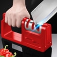 thumbnail image 1 of EGNMCR Kitchen Utensils Set, Kitchen Knife Sharpener Practical Lazy Quick Sharpener Multifunctional Kitchen Knife Handheld Sharpening Stone Ceramic Sharpener knife sharpener, 1 of 6