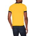 thumbnail image 2 of Ringer T-Shirt Xl Gold/Navy, 2 of 3