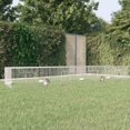 thumbnail image 1 of vidaXL 4-Panel Rabbit Cage 433x109x54 cm Galvanised Iron, 1 of 4