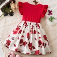 thumbnail image 4 of LOVZFMLL Robe pour Enfant 3-8 Ans, Mode, Couleur Unie, Paillettes, Fermeture Éclair, Manches Courtes, Col Rond, 4 of 9