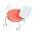 thumbnail image 4 of DOLITY Baby Dining Chair with Dining Tray with Swivel Casters Kids Chair for Eating Pink, 4 of 9