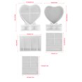 thumbnail image 3 of Unatoiry Crystal Glue Jewelry Making Mold Rectangle Multi-Specification Handmade Casting Die Handicraft Silicone Mould Wedding Large Rectangle, 3 of 6