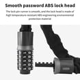 thumbnail image 4 of TopLLC Multifunctional Bicycle Lock Chain Lock Antitheft Password Lock Bike Lock Vehicle Motorcycle Lock Password Chain Lock Five-digit Password Lock Bicycle combination lock, 4 of 9