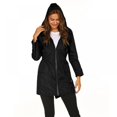 thumbnail image 2 of PRAETER Nouveau Imperméable Léger pour Femmes, Veste Imperméable à Capuche pour Randonnée en Plein Air, Longue Veste de Pluie Active, 2 of 7