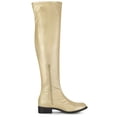 thumbnail image 3 of Unique Bargains Bottes Cuissardes à Talons Blocs à Bout Rond pour Femmes, 3 of 7