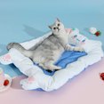 thumbnail image 3 of Summer Cat Cooling Mat, Water  Soft Mattress PP Cotton Filling PVC Dog Sleeping Ice Pad, 3 of 8