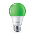 thumbnail image 4 of PHILIPS 8W (60W) A19 Medium Base Non-Dimmable Green LED Light Bulb, 4 of 5