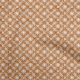 thumbnail image 1 of oneOone Georgette Viscose Orange Fabric Block Craft Projects Decor Fabric Printed By The Yard 42 Inch Wide-LW, 1 of 1