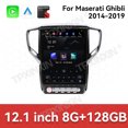 thumbnail image 2 of TPXINXIN pour Maserati Ghibli 12.1 Pouces 2014-2019 Appareil de Navigation GPS Android Lecteur Multimédia Radio de Voiture Unité Centrale Module Intelligent, 2 of 11