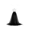 thumbnail image 3 of Women Tutu Long Skirts Wedding Party Cocktail Prom Bandage Mesh Dress, 3 of 5