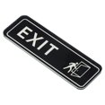 thumbnail image 1 of Unique Bargains EXIT Sign 6'x2' Self Adhesive Door Sticker Mounting Strip Black, 1 of 6