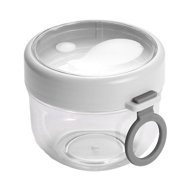 Glass&Bottle Overnight Oats Jars Cereal Milk Container Leak Proof Oatmeal Jars Yogurt Containers With Lids To Go Storage