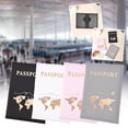 thumbnail image 2 of Wmool isex PU Leather Passport Cover For Travel |с ■ш {~, 2 of 7