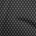 thumbnail image 1 of oneOone Polyester Spandex Black Fabric Tribal Craft Projects Decor Fabric Printed By The Yard 56 Inch Wide, 1 of 5