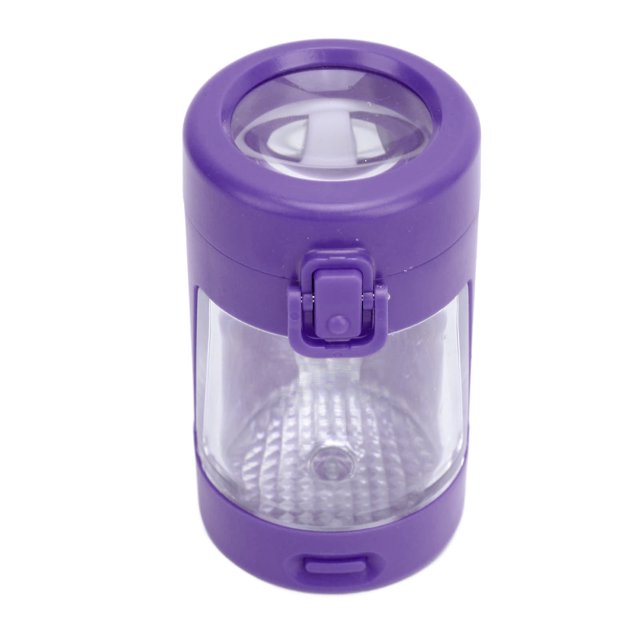 Sealed Storage Jar, Durable Rechargeable Keep Humidity Easy To Use Portable Magnifying Viewing Jar Light Versatile for Home Blue,Black,Purple,Rose