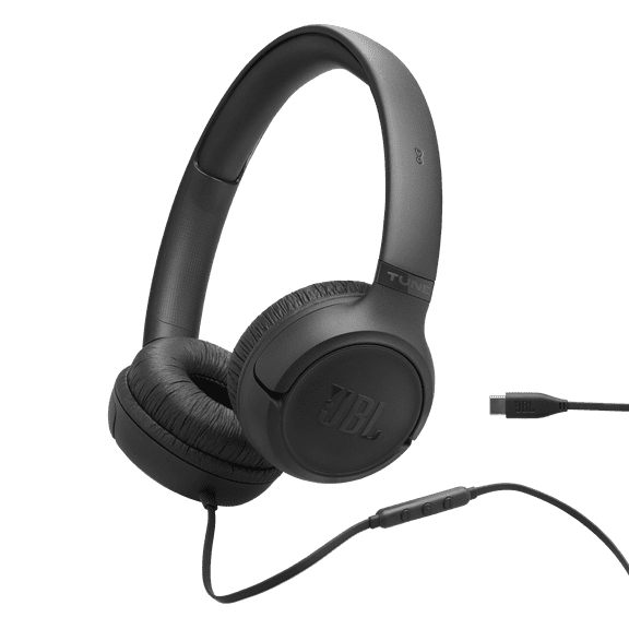 JBL Tune 530C - Wired on-ear headphones - Black