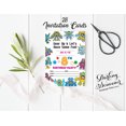 thumbnail image 3 of Darling Souvenir Multicolor Birthday Invitation Card Printable Fill or Write In Blank Invites Party Supplies Pack Of 28 5 x 7 Inches, 3 of 5