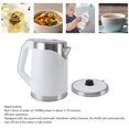 thumbnail image 3 of Electric Kettle Stainless Steel, Double Layer Hot Water Boiler, Electric Water Heater Kettle with Fast Heating, Auto Shut Off for Home Kitchen, 3 of 7