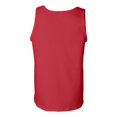 thumbnail image 2 of Gildan Mens Ultra Cotton Tank Top, S, Red, 2 of 2