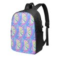 thumbnail image 1 of YFYANG 17" Sac à Dos Ordinateur Portable, Sac à Dos de Voyage de Mode Abstract Summer Pattern avec Interface USB et Câble Casque pour Hommes et Femmes, 1 of 6