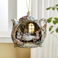 thumbnail image 3 of Cup Warm Family Acrylic Pendant Backpack Pendant Car Interior Pendant Gift Pendant, 3 of 6