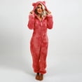 thumbnail image 2 of Pyjama Chaud pour Femmes Hiver Femmes Combinaison à Capuche à Manches Longues Pyjama Décontracté Hiver Chaud Combinaison de Nuit Pyjama à Manches Longues pour Femmes Combinaisons à Manches Longues pour Femmes, 2 of 7