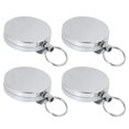 thumbnail image 4 of Porte-clés Anti-Perte, 5 cm Porte-Clés Tout en Métal Facile en Métal Anti-Vol Porte-Clés Rétractable Anti-Vol Valeur Exceptionnelle, 4 of 14