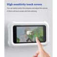 thumbnail image 4 of 4th Gen Rotatable & Retractable Waterproof Shower Phone Holder with HD Touch Screen - Wall-Mounted, Drill-Free Installation for Bathroom/Kitchen - Universal Fit for Phones Up to 7 Inches, White, 4 of 6