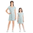 thumbnail image 3 of George Girls' Short-Sleeve Skater Dress, 3 of 6