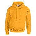 thumbnail image 3 of Gildan Men's Rib Knit Pouch Pocket Hooded Sweatshirt, Gold, XXX-Large, 3 of 4