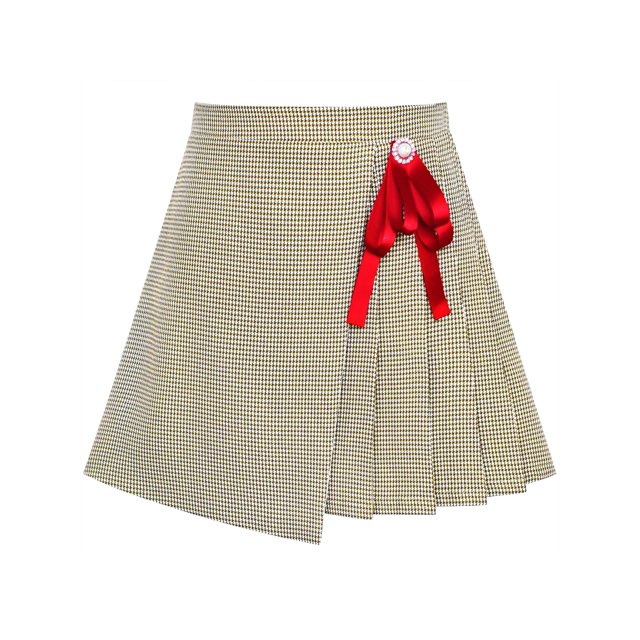 Jupe Fille Enveloppe Jupe Portefeuille Rentrée Uniforme Scolaire 6 Ans