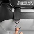 thumbnail image 4 of Dvkptbk Car Hooks Hidden Leather Seatback Hooks Car Hooks for Purses and Bags Interior Car Accessories Car Accessories Interior Suitable for Four-Seater Vehicles, 4 of 6