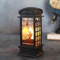thumbnail image 1 of YIMWNYI Halloween Mini Lantern – Battery Operated LED Lantern for Home Décor, Portable Decorative Lantern for Table Centerpieces, Indoor & Outdoor Use, Hanging Light for Halloween Decorations, 1 of 6