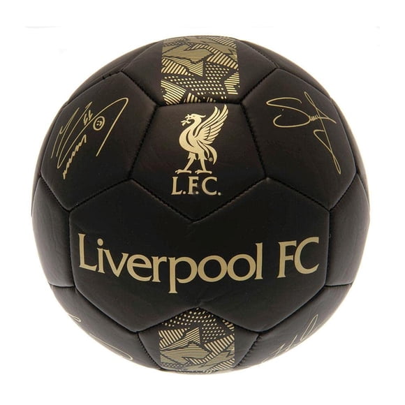 Liverpool Fc Ballon de Soccer Signature Phantom (1) (Noir/or)