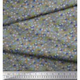 thumbnail image 2 of Soimoi Moss Georgette Fabric Flower Watercolor Decor Fabric Printed Yard 42 Inch Wide, 2 of 3