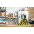 thumbnail image 2 of Ahgly Company Tapis d'Intérieur Lavable en Machine Carré Vert Olive Transitionnel, 4 Pieds Carré, 2 of 7