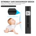 thumbnail image 2 of Yeacher Removable Electrical Outlet Track System Surface Mounted Power Track System Movable Wall Outlet Extender Wireless Power Strip Sliding Rail Cables Management Compartment for Home Improvement, 2 of 8