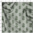 thumbnail image 4 of Soimoi Rayon Fabric Leaves Block Printed Craft Fabric by The Yard 42 Inch Wide, 4 of 5